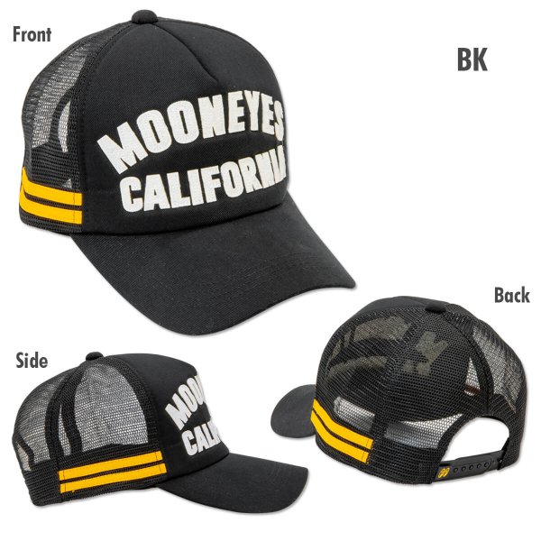 Photo4: MOON Felt Patch Mesh Cap (4)