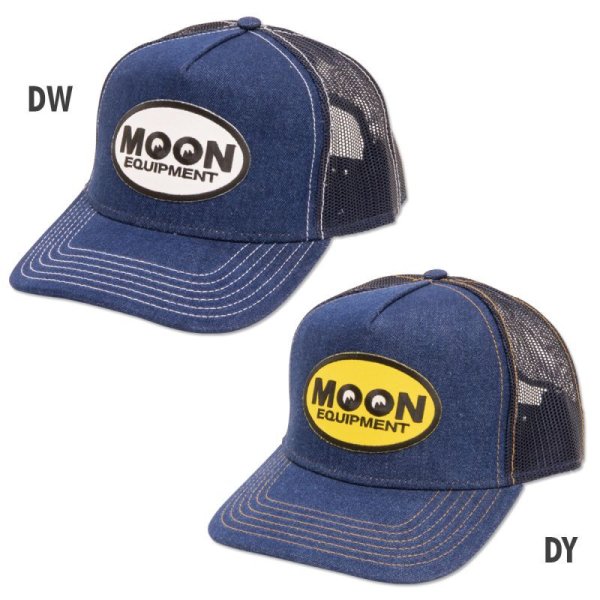Photo2: MOON Denim Mesh Cap (2)