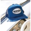 Photo1: MOON Denim Mesh Cap (1)