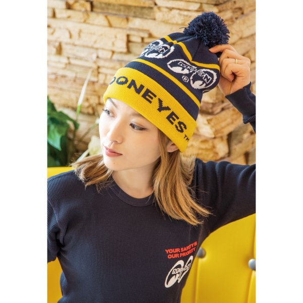 Photo1: MOON Bonbon Knit Cap (1)