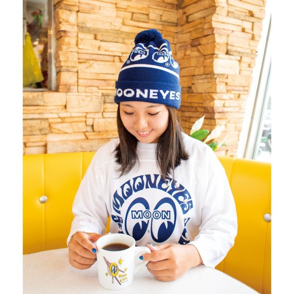 Photo1: MOON Bonbon Knit Cap (1)