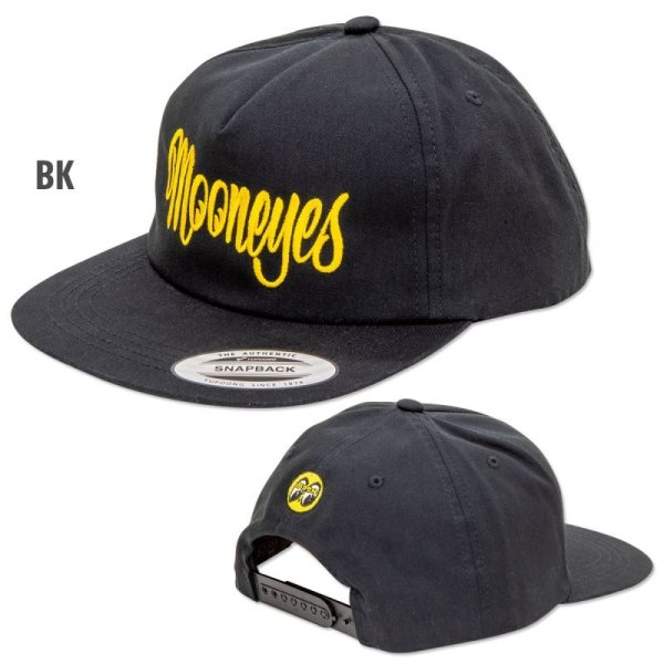 Photo7: MOONEYES Lettering Twill Flat Visor Cap (7)