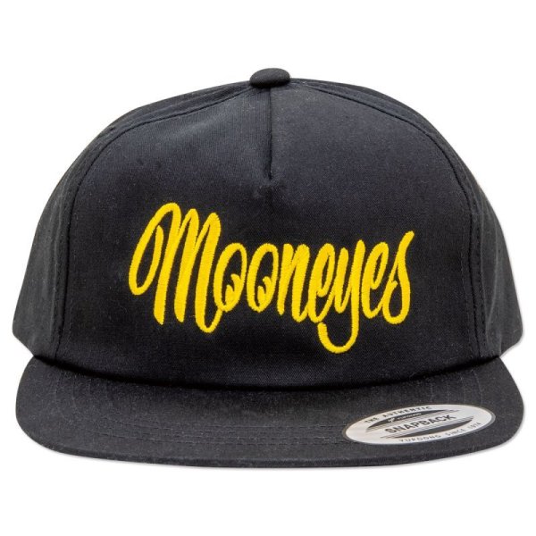 Photo8: MOONEYES Lettering Twill Flat Visor Cap (8)