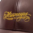 Photo5: MOON Brush Logo Faux Leather Hat (5)