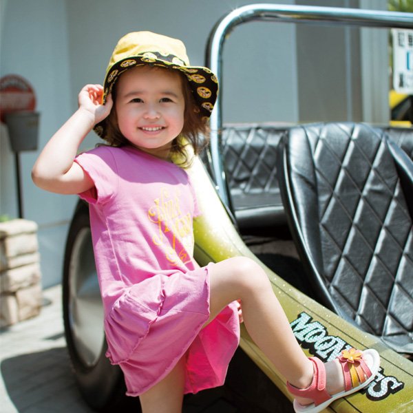 Photo1: Kids EYEBALL Reversible Bucket Hat (1)