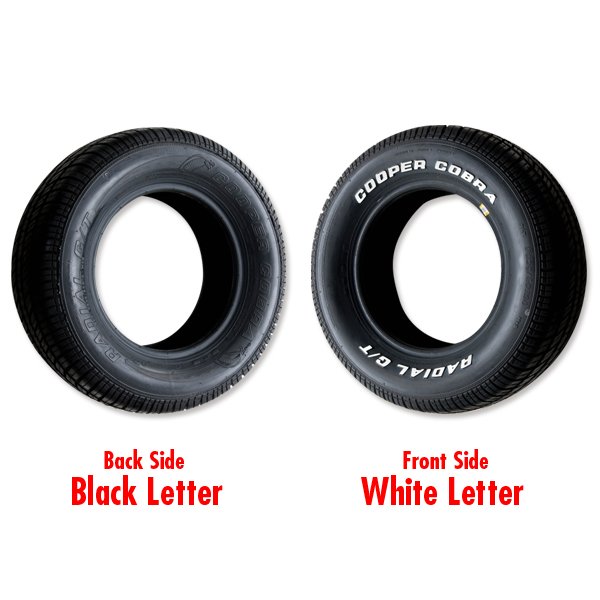 Photo1: Cooper Radial GT Raised White Letter Tire [Contact Us] (1)