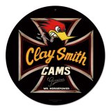 Photo: Clay Smith Genuine Black Round Metal Sign