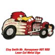 Photo1: Clay Smith Mr.Horsepower Hot Rod Laser Cut Metal Sign (1)