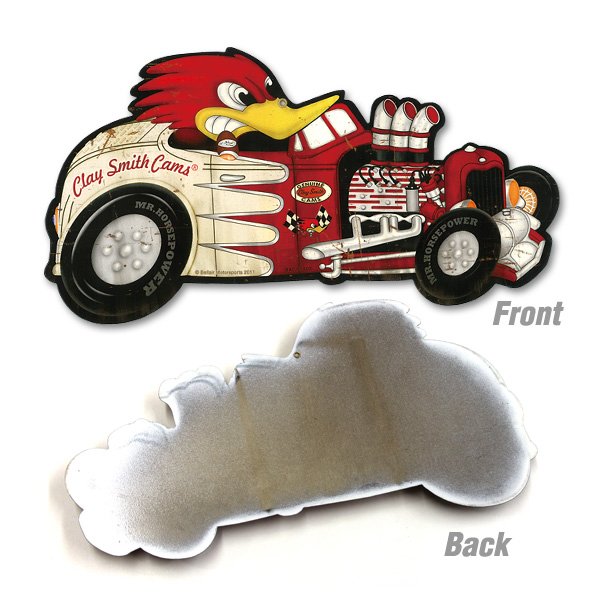 Photo3: Clay Smith Mr.Horsepower Hot Rod Laser Cut Metal Sign (3)