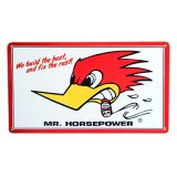 Photo: Clay Smith Metal Sign - Mr. Horsepower