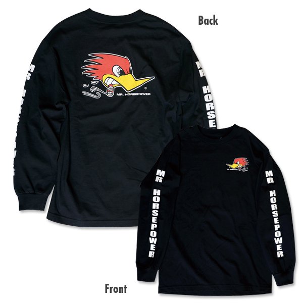 Photo2: Clay Smith  Long Sleeve T-Shirt Black (2)