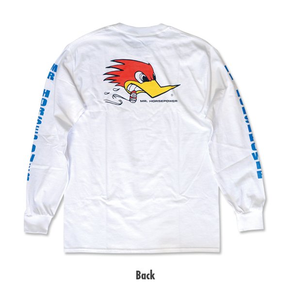 Photo2: Clay Smith  Long Sleeve T-Shirt White (2)