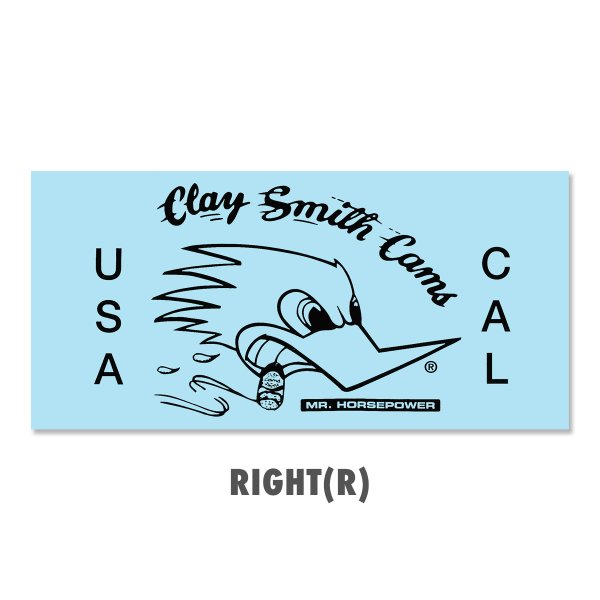 Photo2: Clay Smith Black Sticker (2)