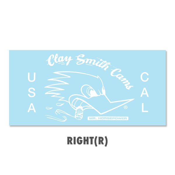 Photo2: Clay Smith White Sticker (2)