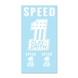 Photo: Clay Smith No. 1 Sticker (White)