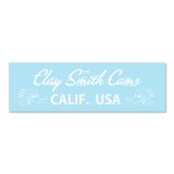 Photo: Clay Smith CALIF. USA Sticker (White)