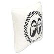 Photo3: MOON Equipped Circle Checker Cushion Cover (3)