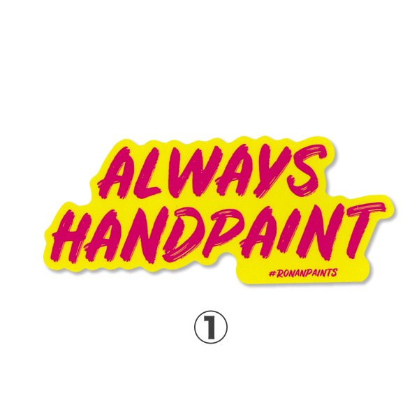 Photo2: Always Handpaint Sticker (2)