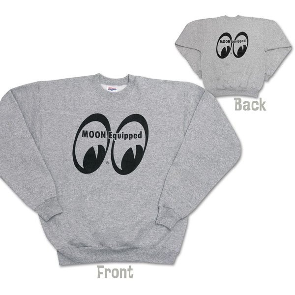 Photo2: MOON Equipped Sweatshirts Gray (2)
