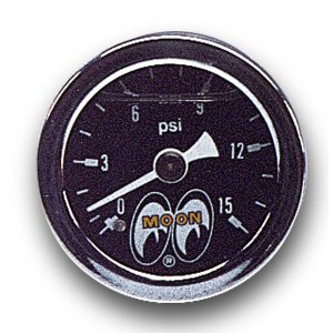 Photo: MOONEYES Classic Direct Gauge Fuel Press 0-15psi