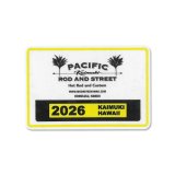 Photo: Pacific Rod & Street Honolulu Hawaii 2026 Parking Permit Window Sticker