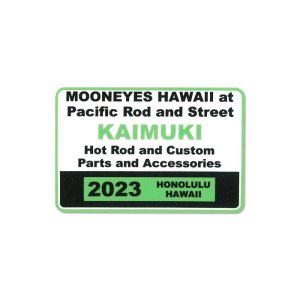 Photo: MOONEYES HAWAII Parking Permit Window Sticker