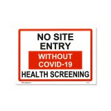 Photo: No Site Entry Sticker