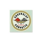 Photo: CORVETTE 327 Fuel Injection Waterslide Decal