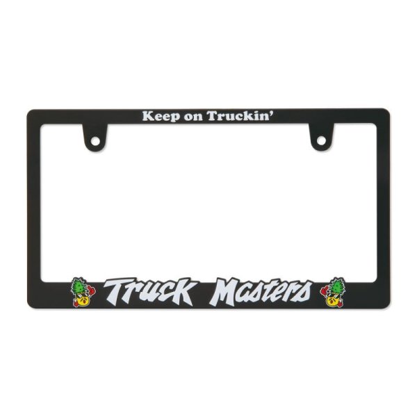 Photo2: Raised Truck Masters Logo License Plate Frame for JPN size (2)