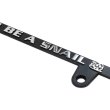 Photo3: Raised Kousoku Yuen Logo License Plate Frame (Chrome) for JPN size (3)