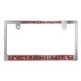 Photo: CALIFORNIA License Plate Frame CH/RD JPN Size