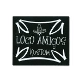 Photo: PARADISE ROAD LOCO AMIGOS Cross Sticker Large