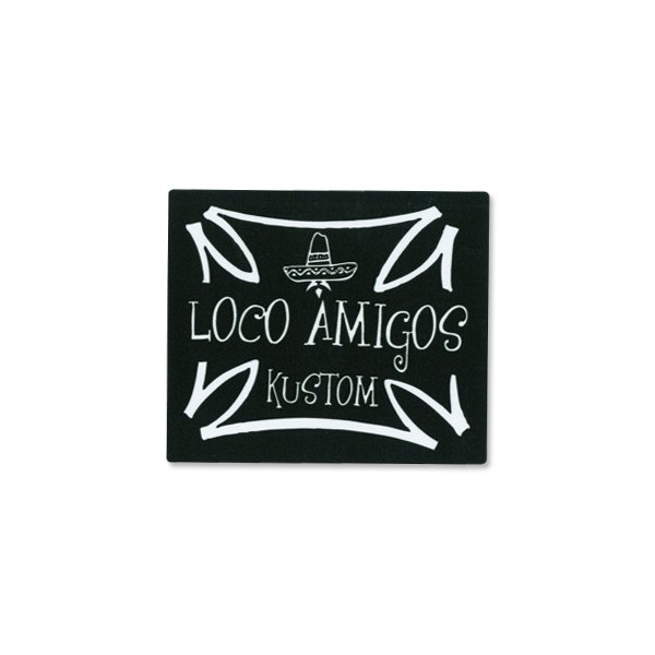 Photo1: PARADISE ROAD LOCO AMIGOS Cross Sticker Small (1)