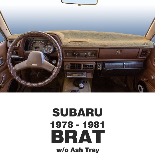 Photo1: SUBARU Brat 1978-1981 Dashboard Covers (1)