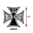 Photo2: MOON Equip. Iron Cross Sticker S size (2)