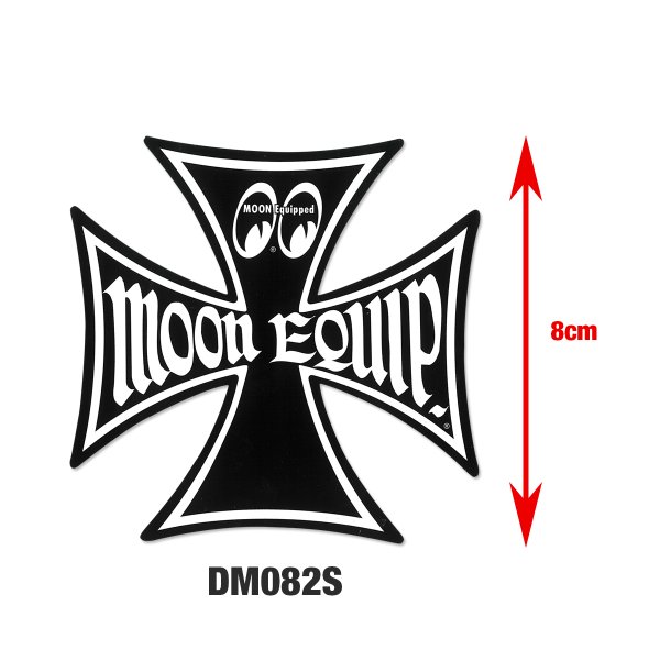Photo2: MOON Equip. Iron Cross Sticker S size (2)