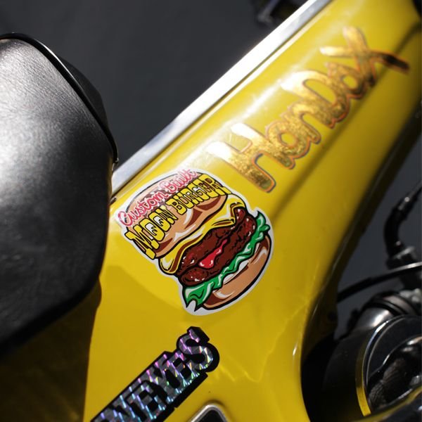 Photo2: MOON Burger Sticker (2)