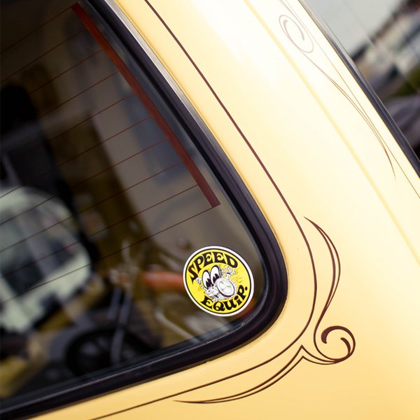 Photo2: MOON Speed Equip Round Sticker (2)