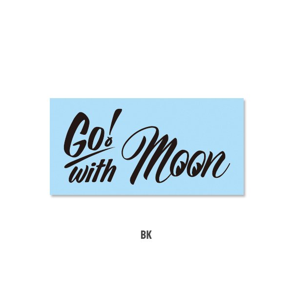 Photo4: Go with MOON Sticker (4)