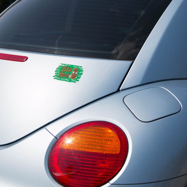 Photo3: Tiki MOON Sticker (3)