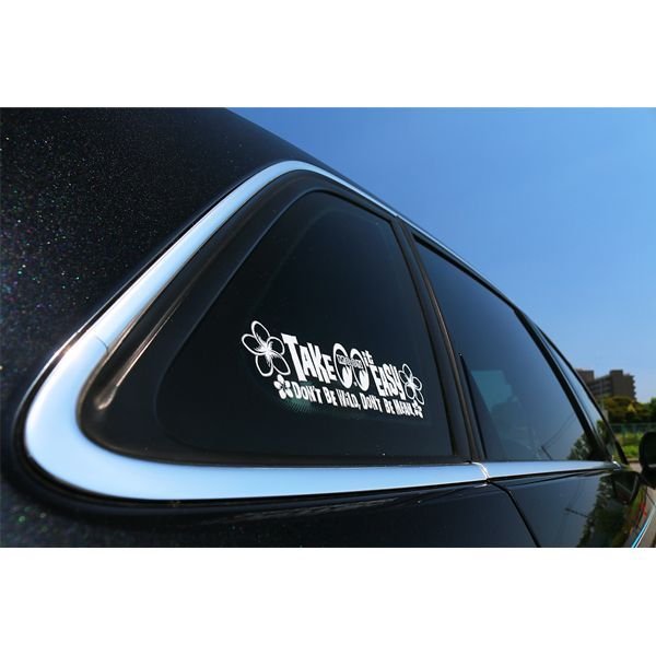Photo3: Take it Easy Sticker (Script Style) (3)