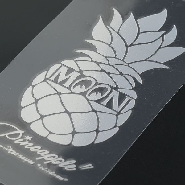 Photo3: Pineapple Sticker (Script Style) (3)