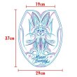 Photo3: MOON Bunny Toilet Lid Sticker (3)