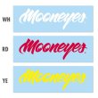 Photo2: MOONEYES Sticker (Clear Type/Script Type) (2)