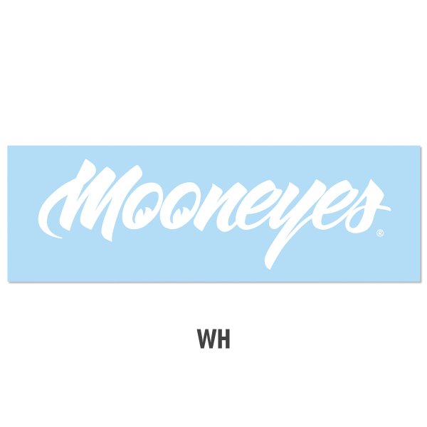 Photo3: MOONEYES Sticker (Clear Type/Script Type) (3)