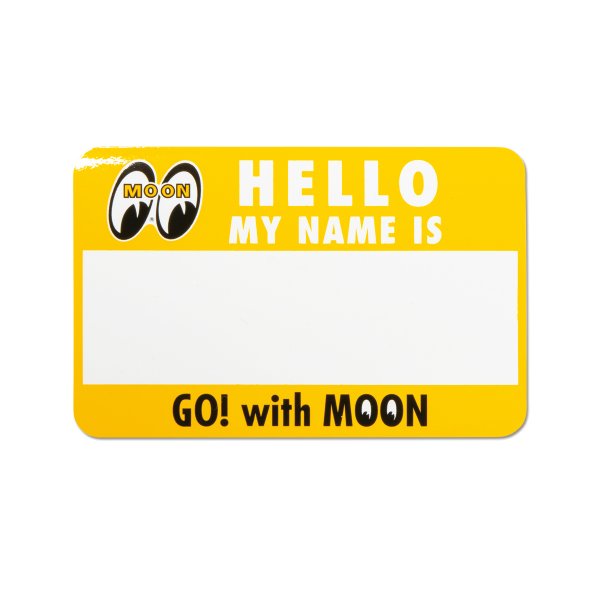 Photo3: Hello My Name is Sticker (3)