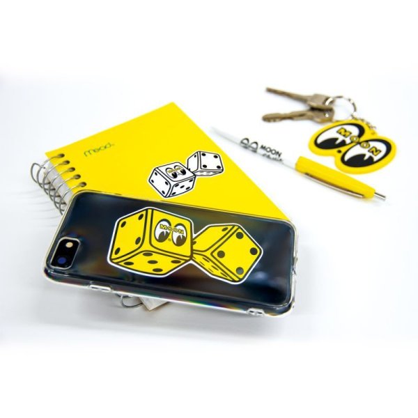 Photo1: MOON 8 Dice Sticker (1)