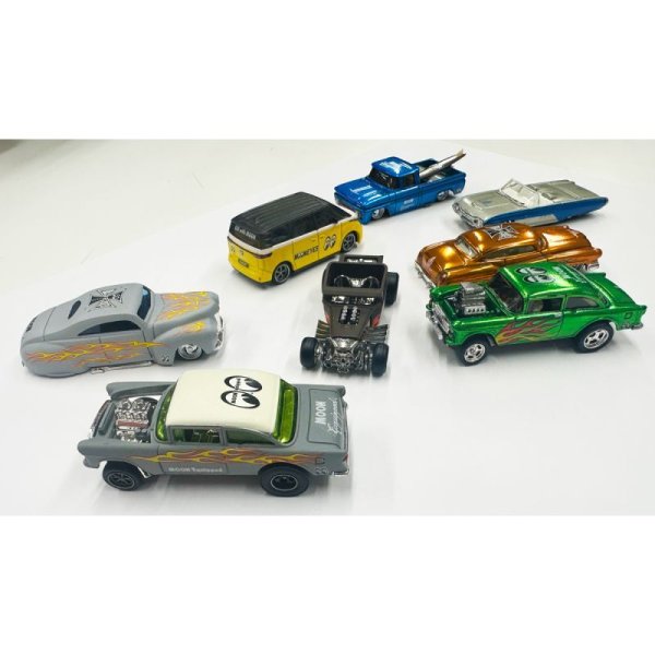 Photo4: 1/64 Die-cast Car Decals MOONEYES Assort (4)