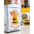 Photo1: MOON Tower Burger Sticker (1)