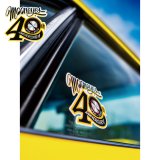 Photo: MOONEYES 40th Anniv Disc Sticker